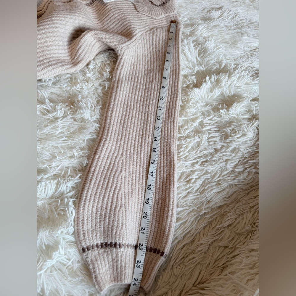 NWT Willow & Wind Cardigan with Brown Trim - Picture 9 of 9